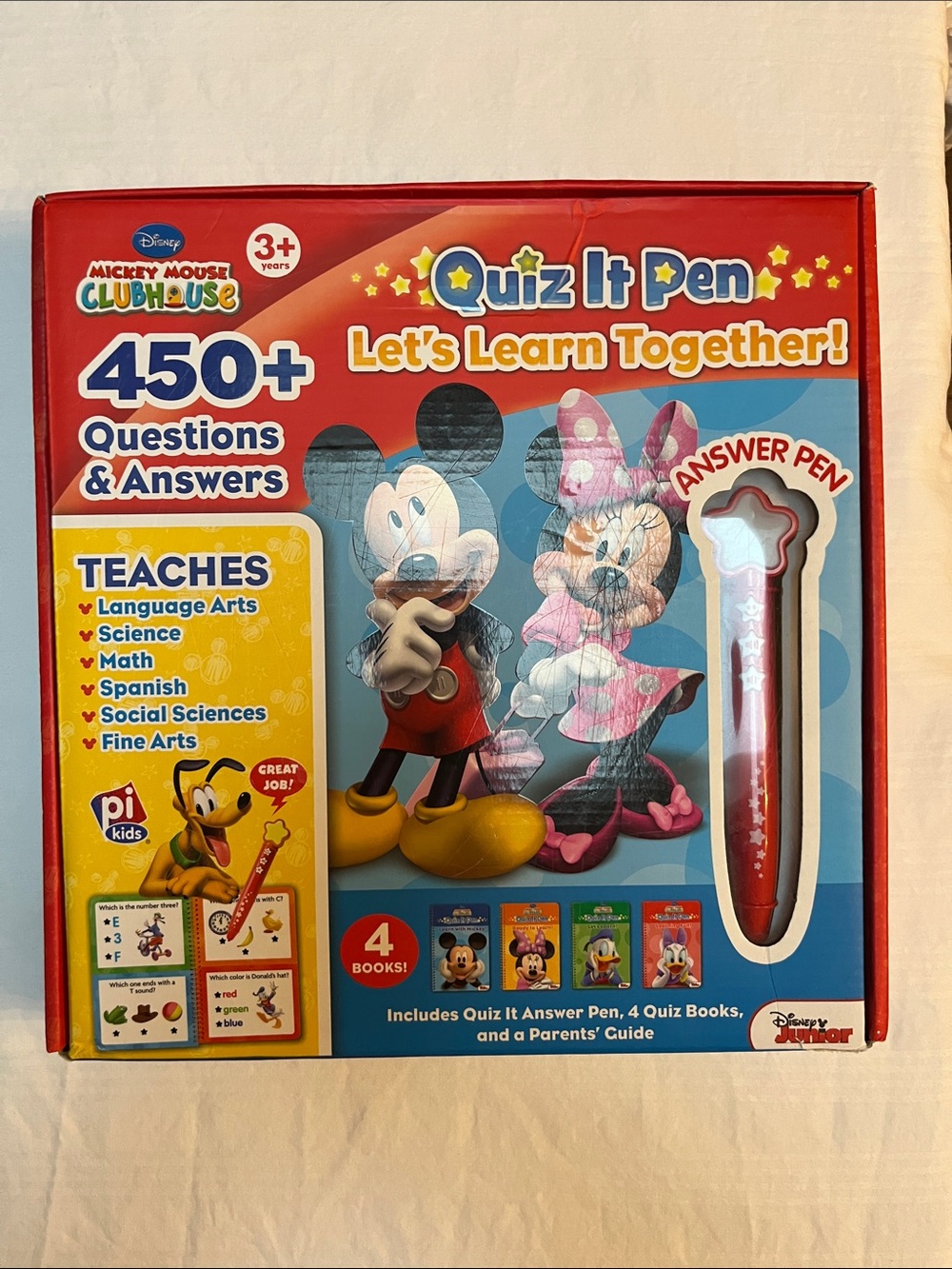 Disney Mickey Mouse Clubhouse Quiz It Pen Learning Set